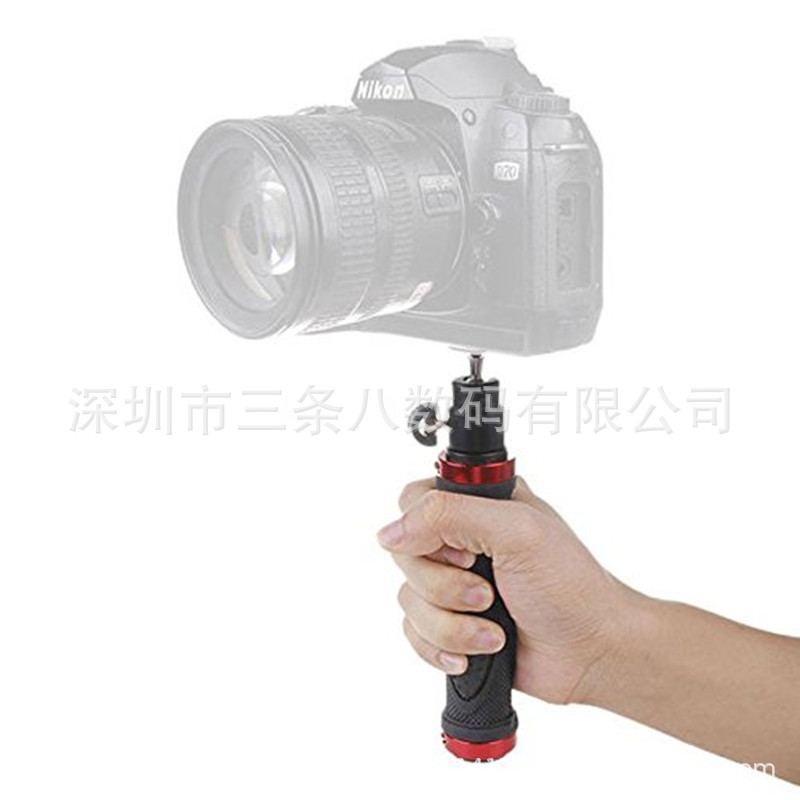 Stabilizer Handle Multi-Functional Universal Mini Ball Head LED Bracket DSLR Camera Handle Small Handheld Stabilizer