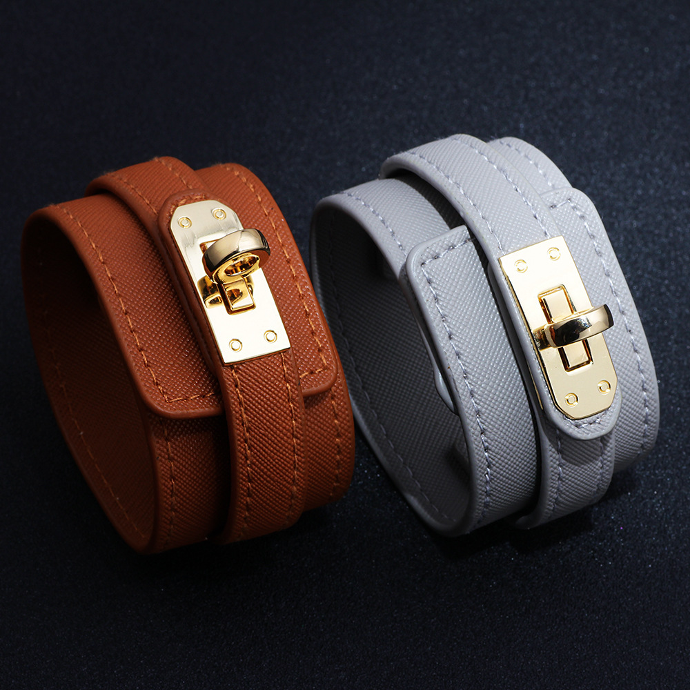 Women's Bracelet Accessories Wide Leather Yiwu