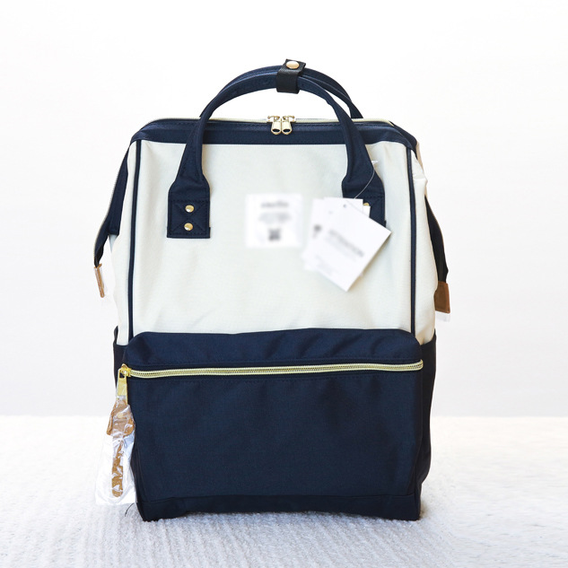 Japan-Korea Lotte bag upgraded version computer compartment large opening large capacity backpack student backpack schoolbag travel bag