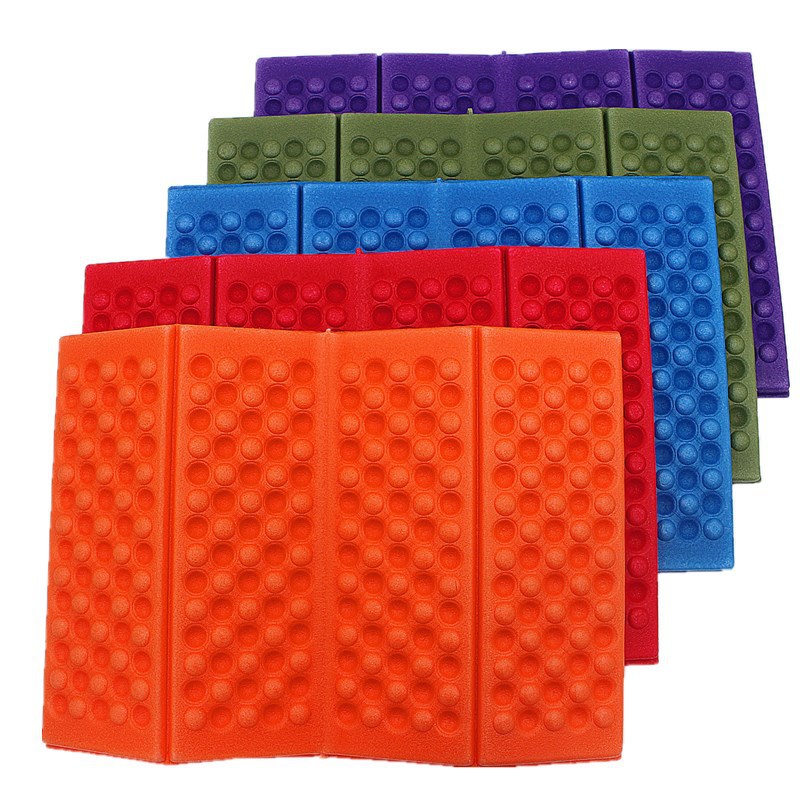 Outdoor Supplies XPE Foam Four-Fold Foldable Foam Cushion Water-Repellent Insulation Portable Picnic Mat Butt Pad