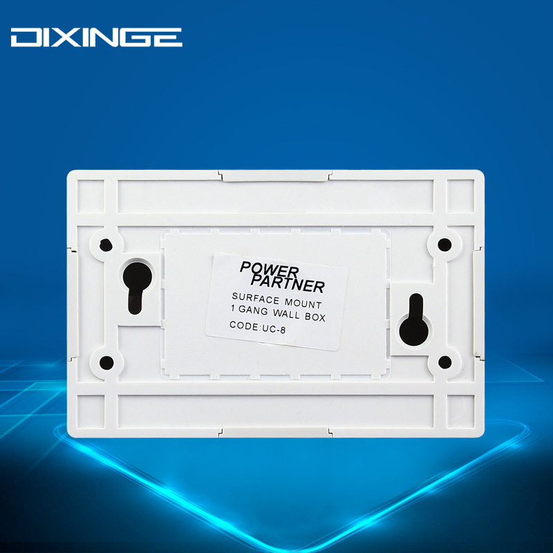118 type American surface-mounted junction box, American standard wall switch plastic surface box South America power socket installation bottom box