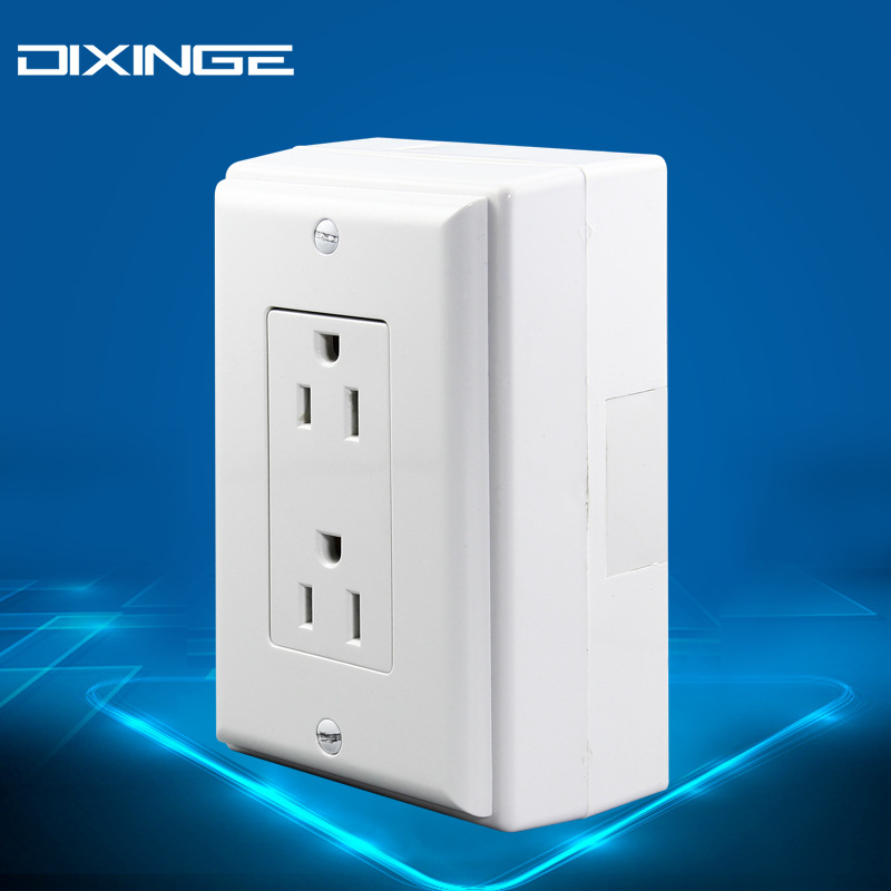 118 type American surface-mounted junction box, American standard wall switch plastic surface box South America power socket installation bottom box
