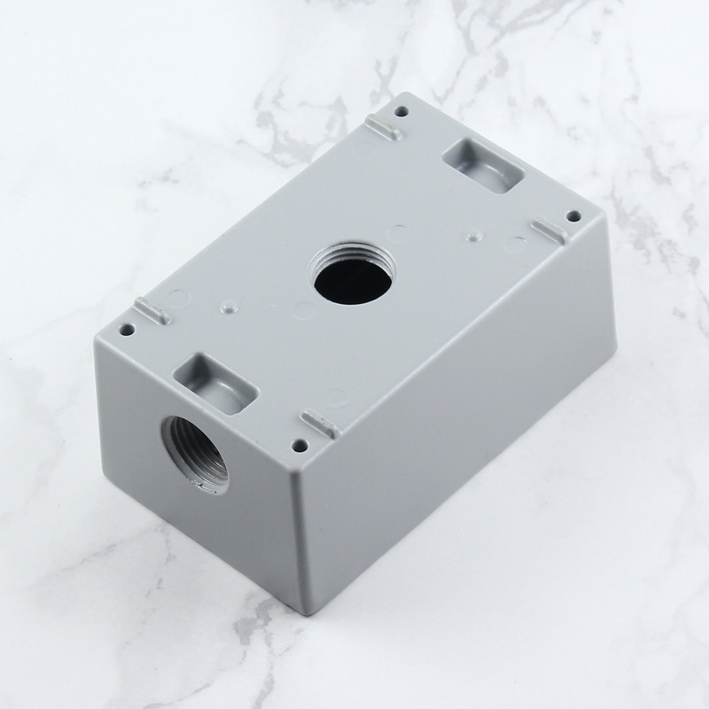 118 type American surface-mounted junction box, American standard power socket aluminum cast iron surface box American standard wall switch bottom box