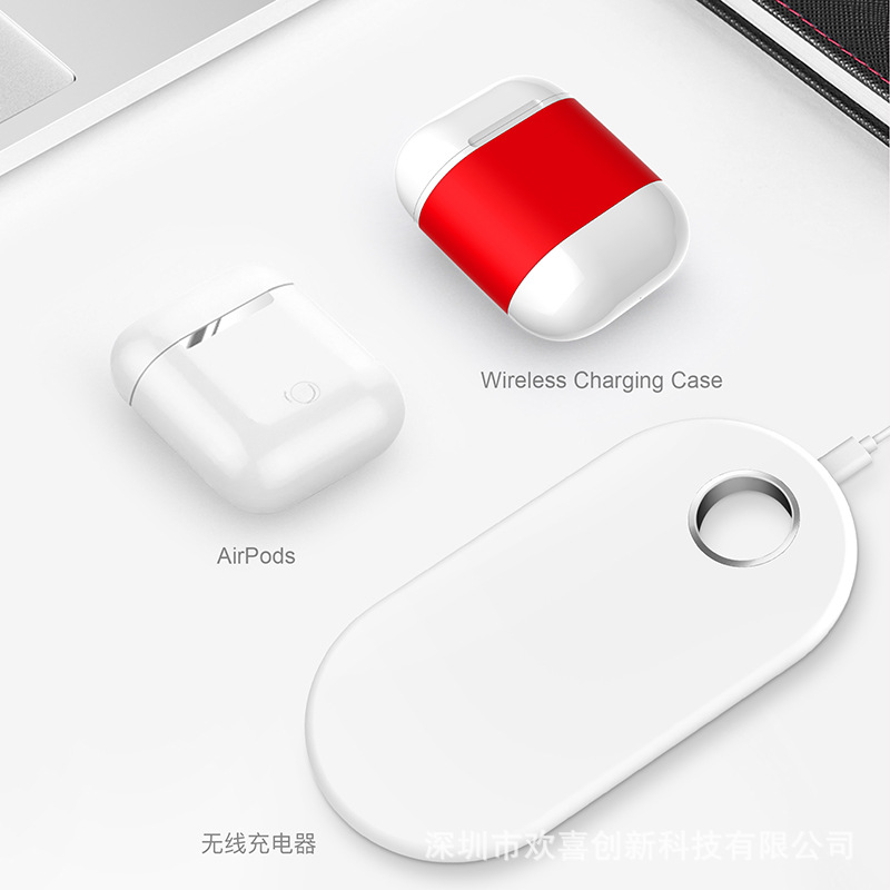 AirPods Wireless Charging Case Suitable for Apple 1st Generation Earphone Protective Case Charging Receiver Case Charger 5W Portable