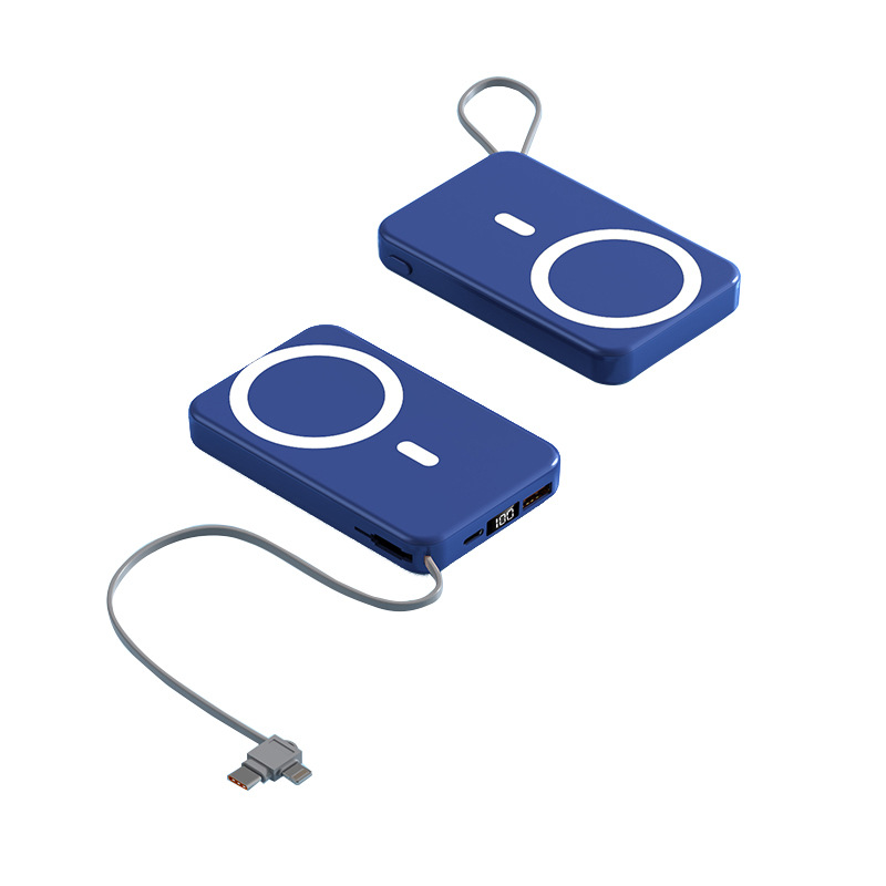 MagSafe Magnetic Wireless Power Bank 10000mAh Large Capacity Foldable Stand 15W Mobile Power