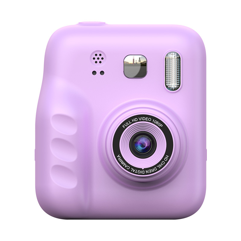 New children's Polaroid print camera HD dual lens can take photos and video toy gift box