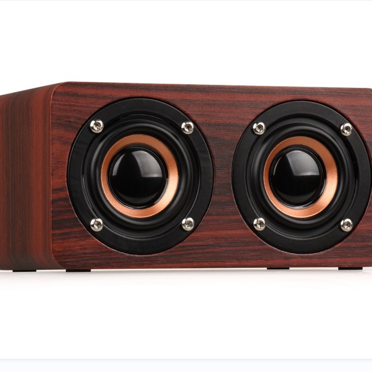 New wooden Bluetooth speaker multifunctional FM radio card speaker hands-free calling