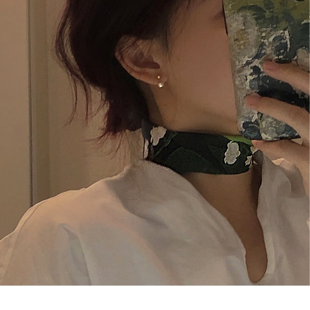 Minimalist freshwater pearl gold bean stud earrings for women summer 2026 new niche earrings