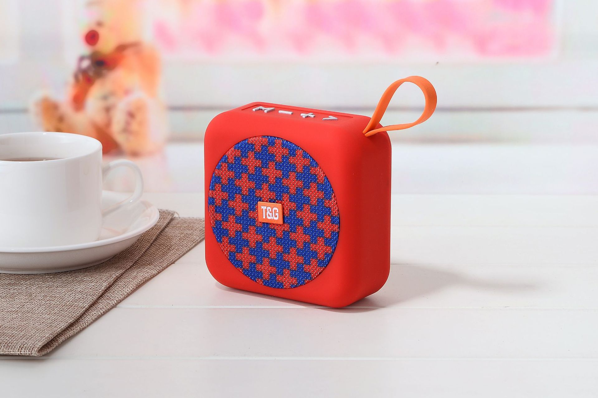TG505 square Bluetooth speaker portable outdoor手提 waterproof fabric mesh fabric mini small speaker subwoofer