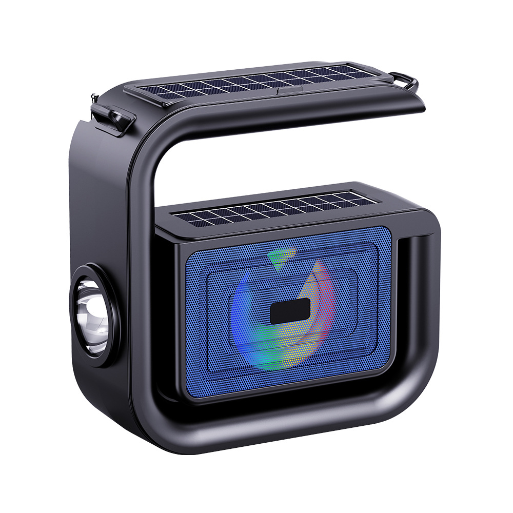 Big G Bluetooth Speaker Flashlight Solar Player Outdoor Portable Wireless Card Audio
