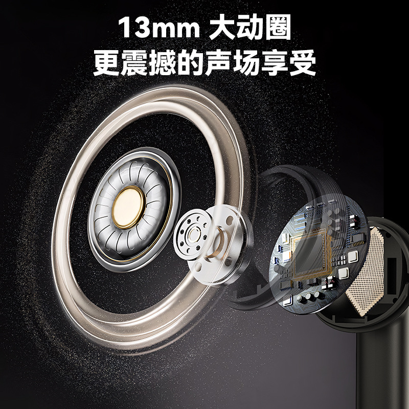 Color Screen Wireless Bluetooth Earphones Long Battery Life Noise Cancelling Digital Display Smart New Private Model