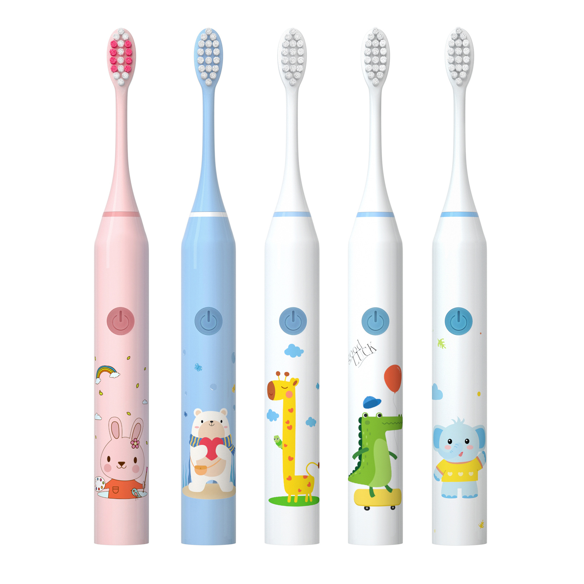 Kids Electric Toothbrush Sonic Soft Bristle Tooth Protection Electric Toothbrush Cute Cartoon Household Smart Toothbrush Factory
