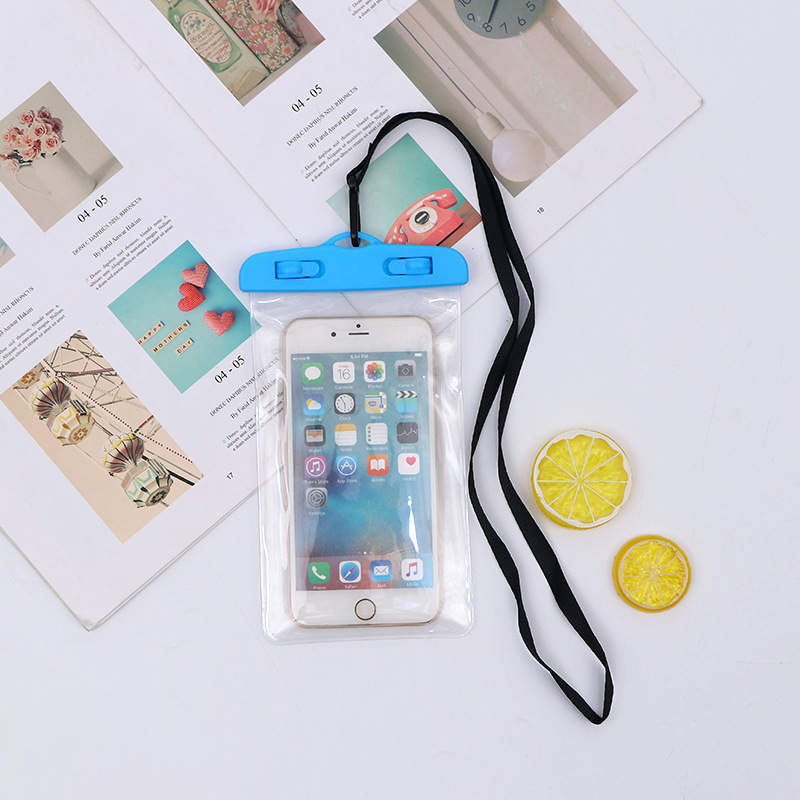 Summer mobile phone waterproof bag touch screen water park floating bag high transparency waterproof phone bag thickened