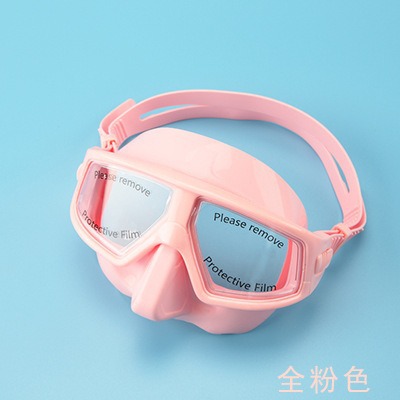 JUNHAIINS low-volume free diving mask tempered glass lightweight PC lens snorkeling mask