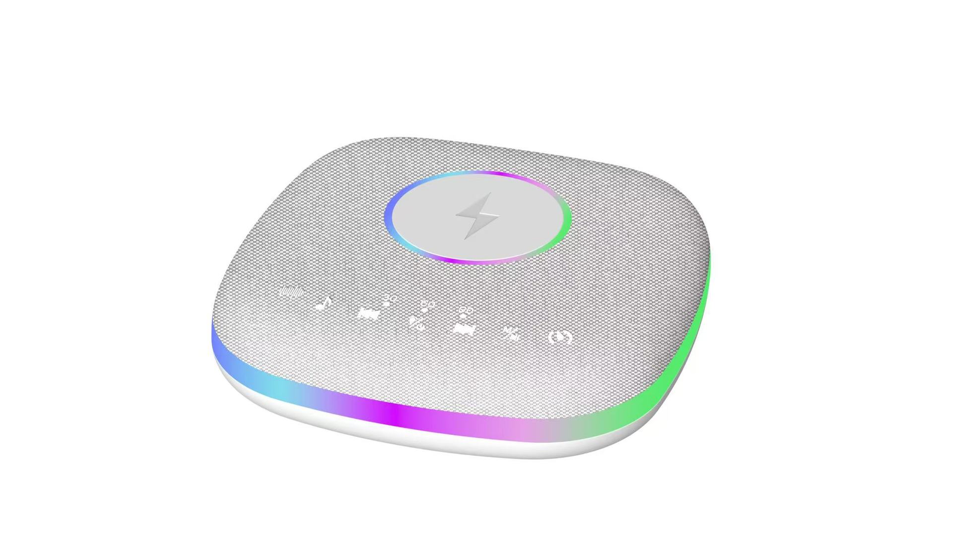 New Product S308 White Noise Wireless Charging Sleep Aid Bluetooth Audio Colorful Breathing Light Sleep Aid