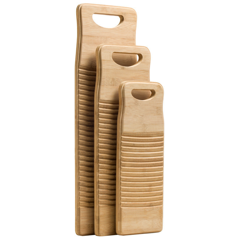Bamboo washboard large mini laundry board household thickened small washboard bamboo non-plastic