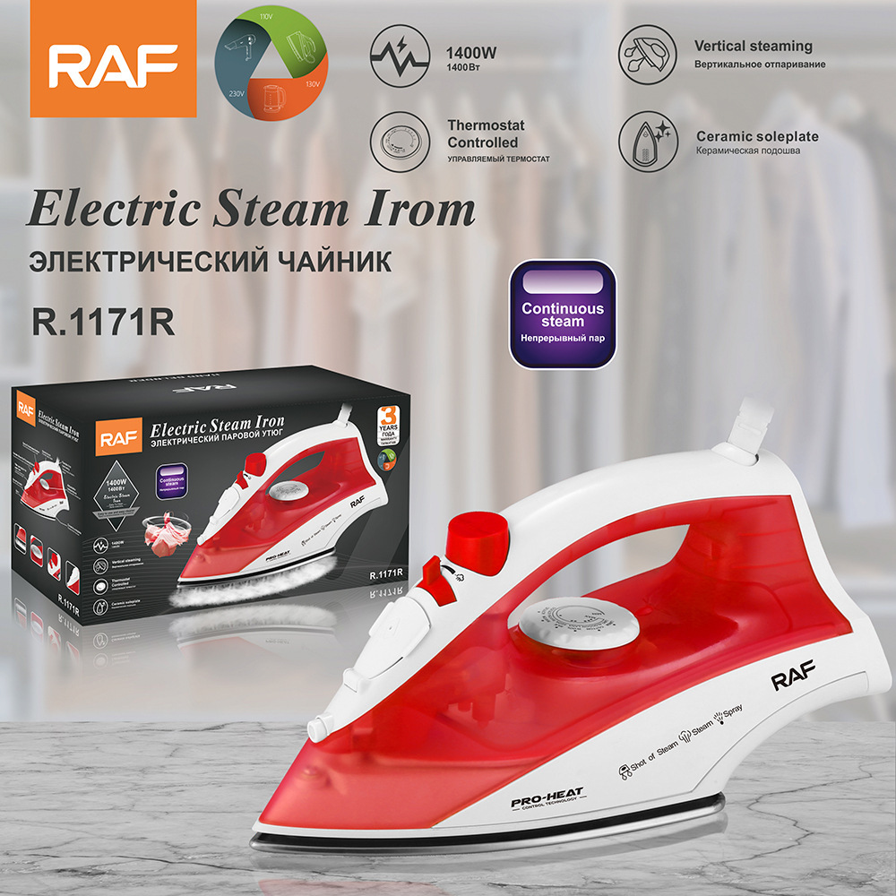 European Standard Handheld Steam Electric Iron Small Portable Iron Household Iron 1200W