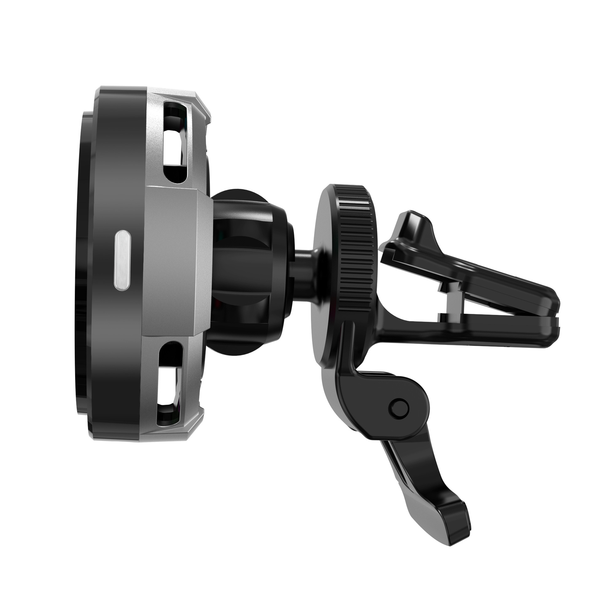QI2 RGB light magnetic cooling fan car fast wireless charger phone mount for Apple Samsung
