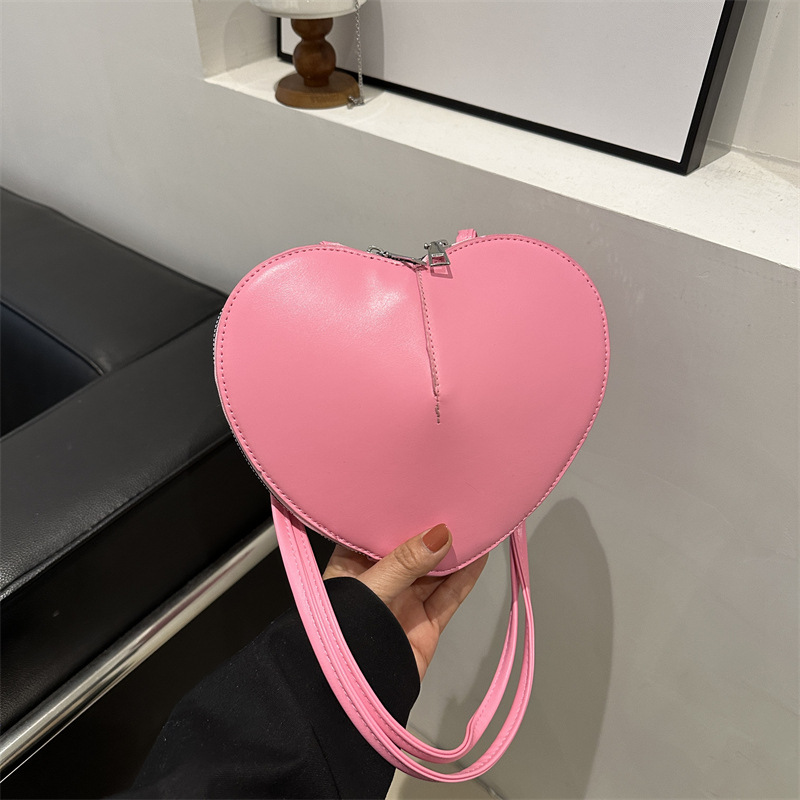 2026 New Love Bag Women Heart Phone Crossbody Bag Single Shoulder Bag