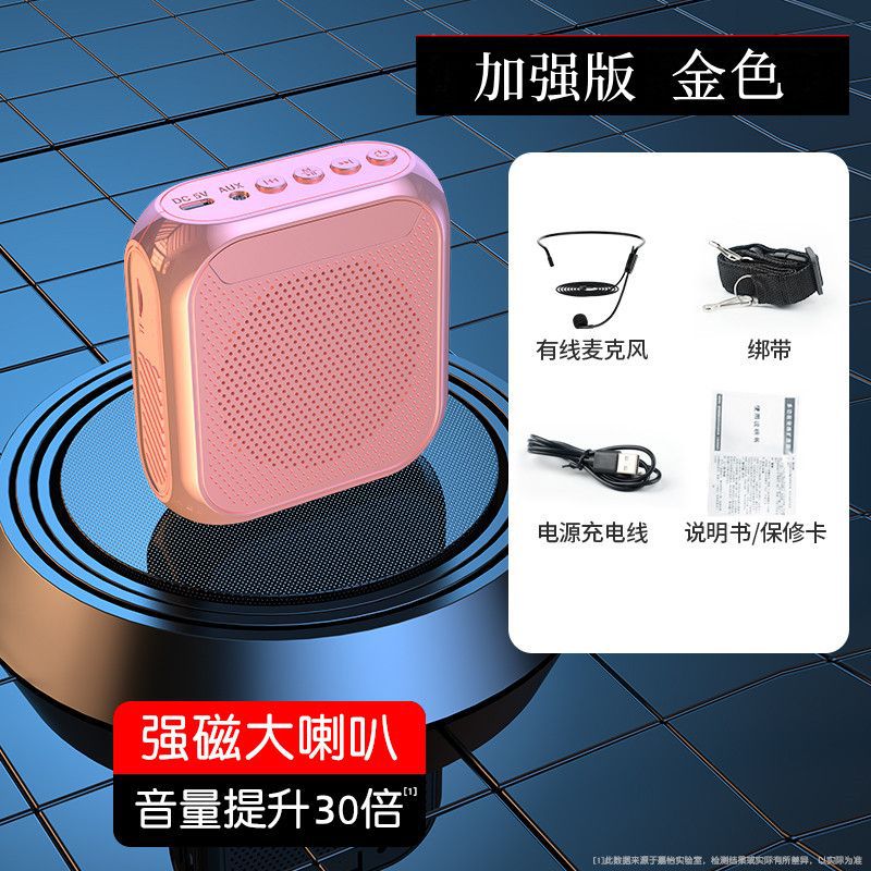 Strictly selected small bee amplifier teacher dedicated loud volume horn shouting device Bluetooth portable hawking no howling