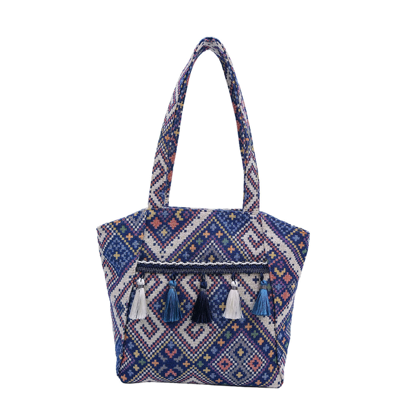 2026 New Large Capacity Underarm Bag Women New Chinese Style Handbag Ethnic Style Fringe Single Shoulder Bag