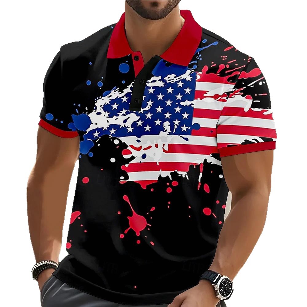2026 New Men's Short Sleeve Polo Shirt Cross Climber Sports Casual