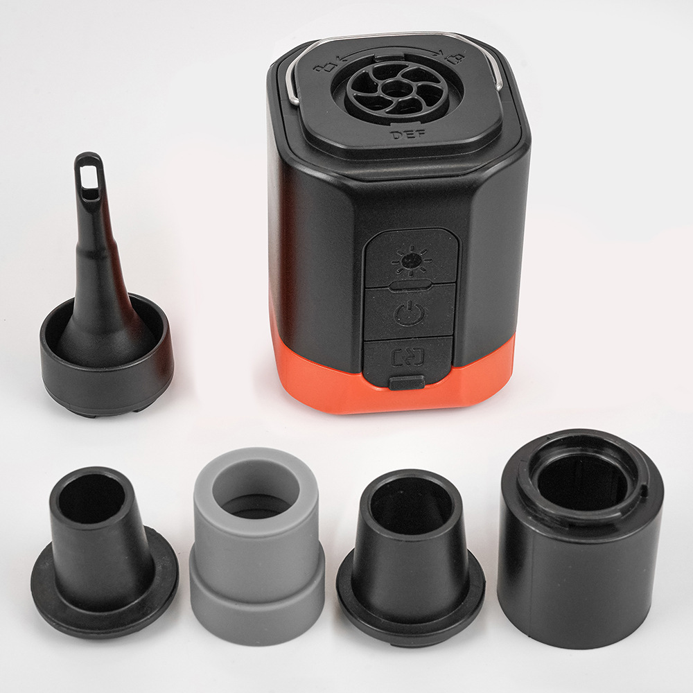 Electric Mini Suction Inflator Pump Outdoor Camping SOS Emergency Signal Light Wireless Outdoor Air Pump