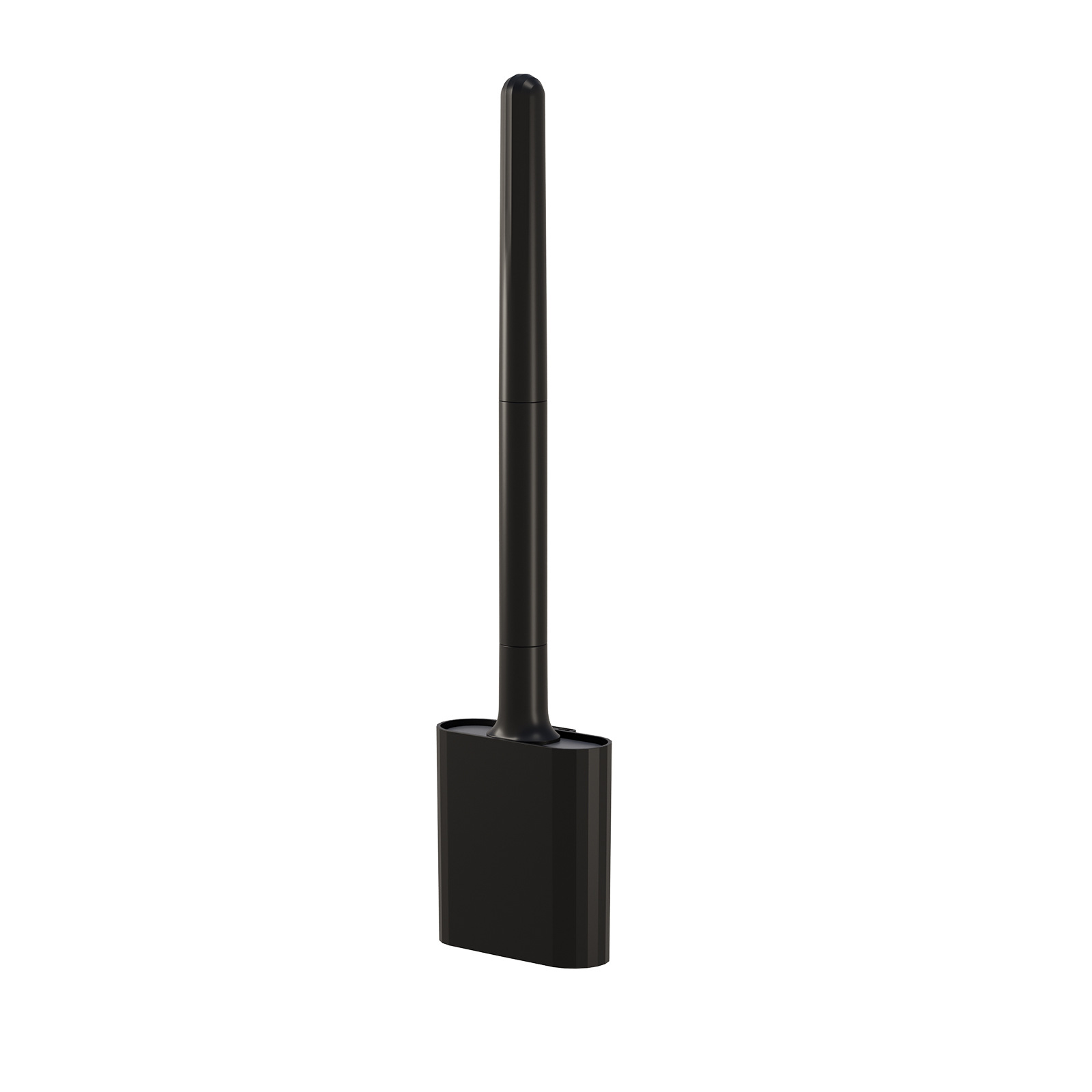 New Soft Rubber Toilet Brush, Household Bathroom Cleaning Brush, Detachable Rod, Wall-Mounted Without Drilling, Toilet Brush Best Seller