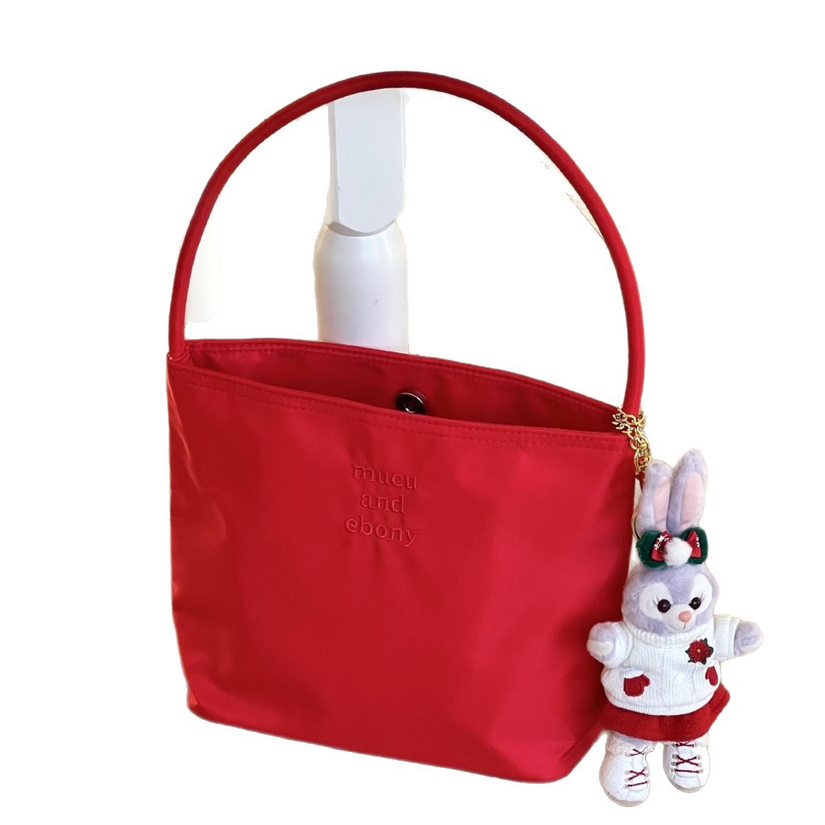 2025 New Bucket Bag Women Simple Casual Handheld Bag Nylon Underarm Bag Niche