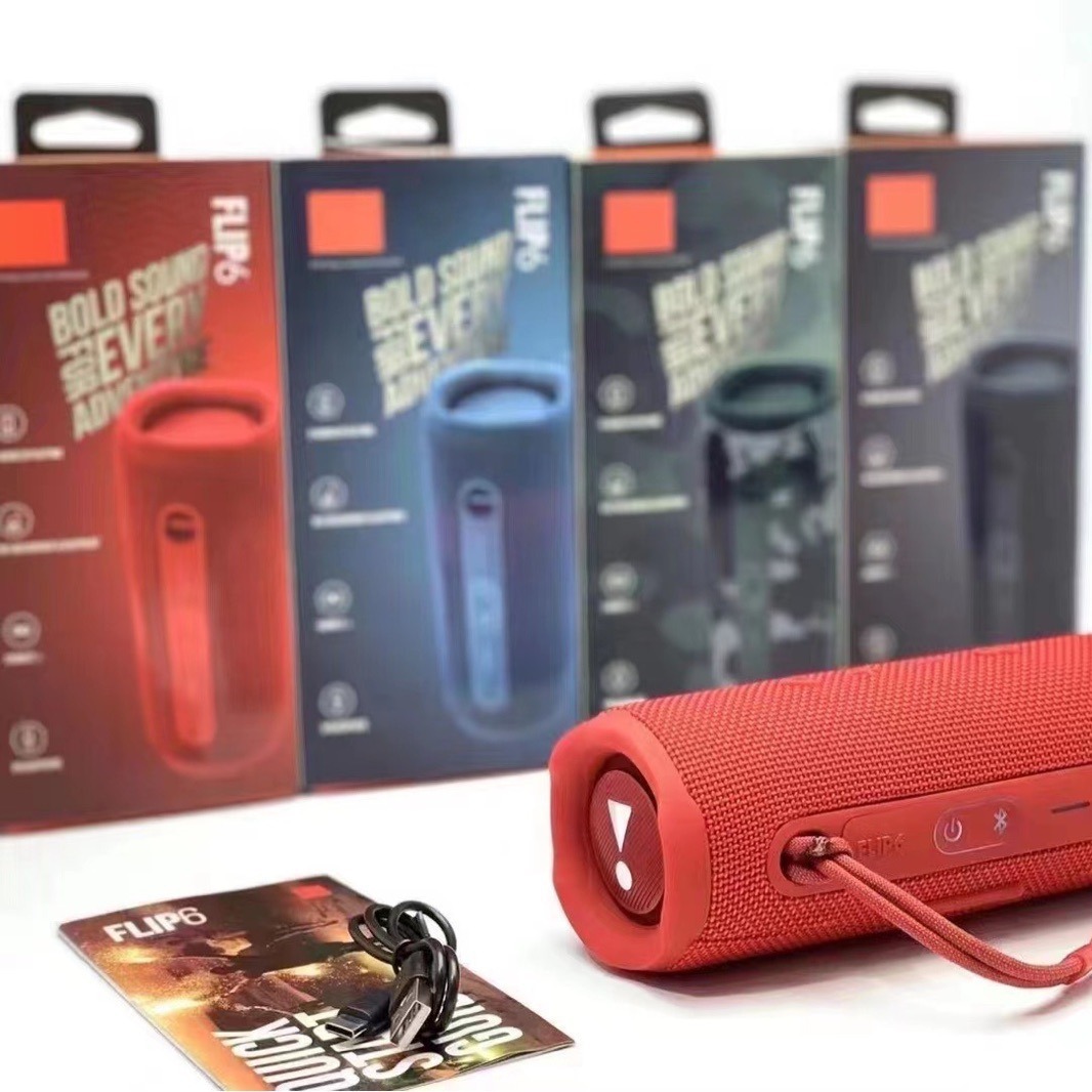 FLIP6 Wireless Bluetooth Speaker Home Speaker Mini Outdoor Subwoofer Desktop Card Audio