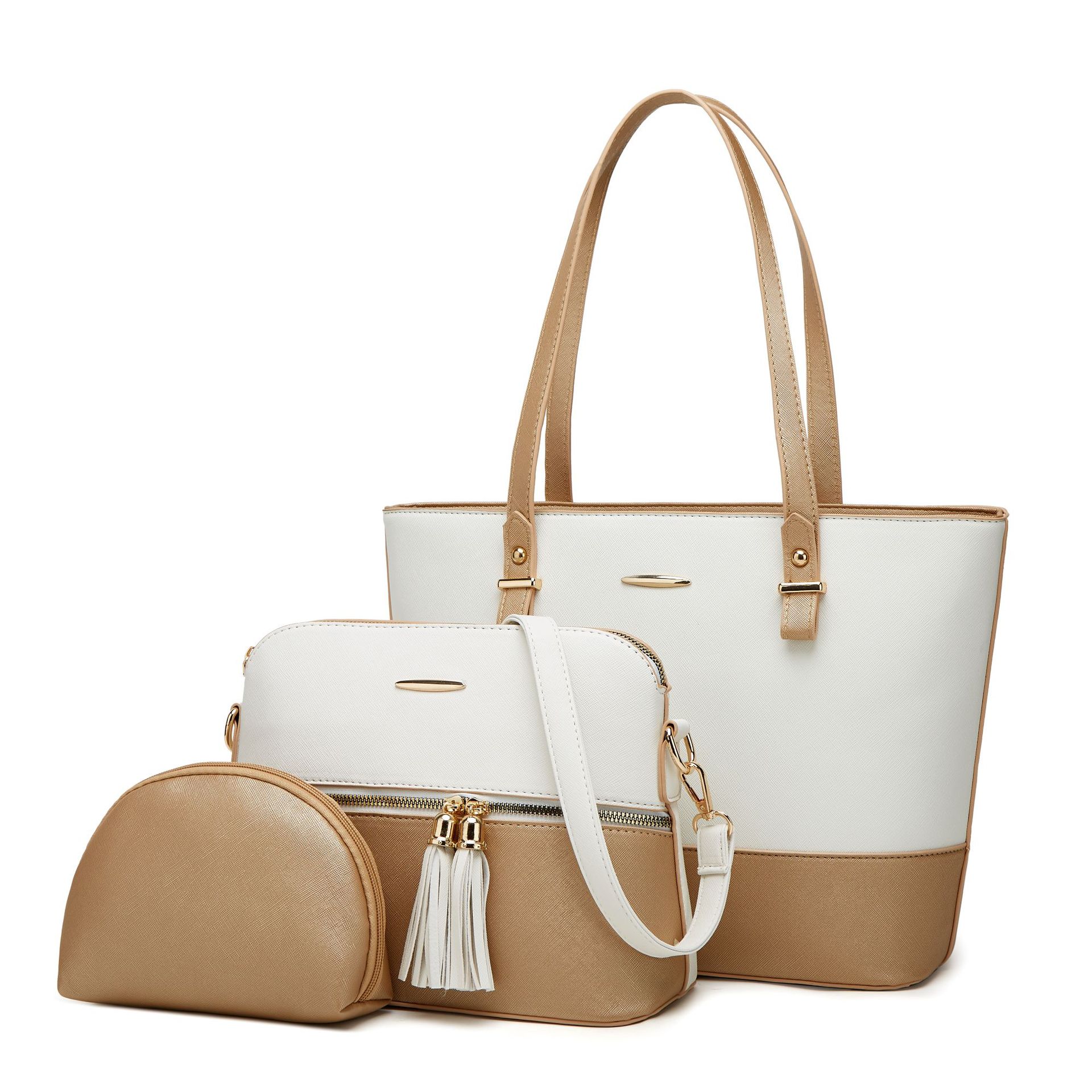 2026 new mother-child bag tote bag three-piece set shoulder crossbody handbag bag bag