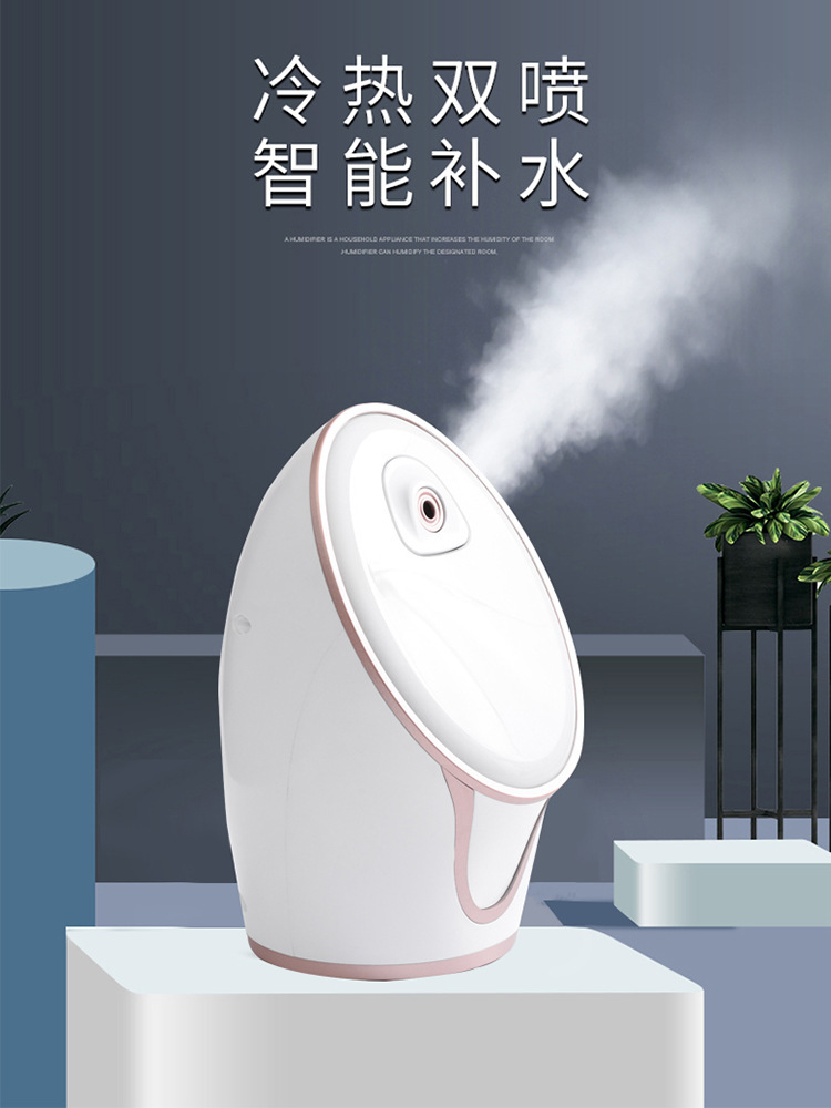 Cold and hot spray facial steamer hydrating beauty device home use ion spray facial steamer face steaming device