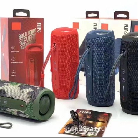 New JB flip6 speaker Kaleidoscope 6th generation wireless Bluetooth outdoor portable G02 gold brick speaker