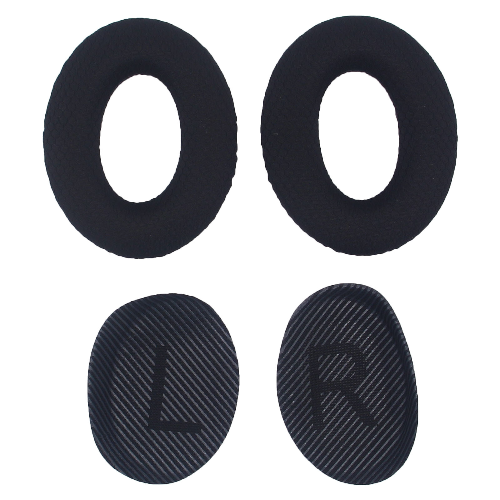 QC35网布黑色耳套+黑色LR垫棉