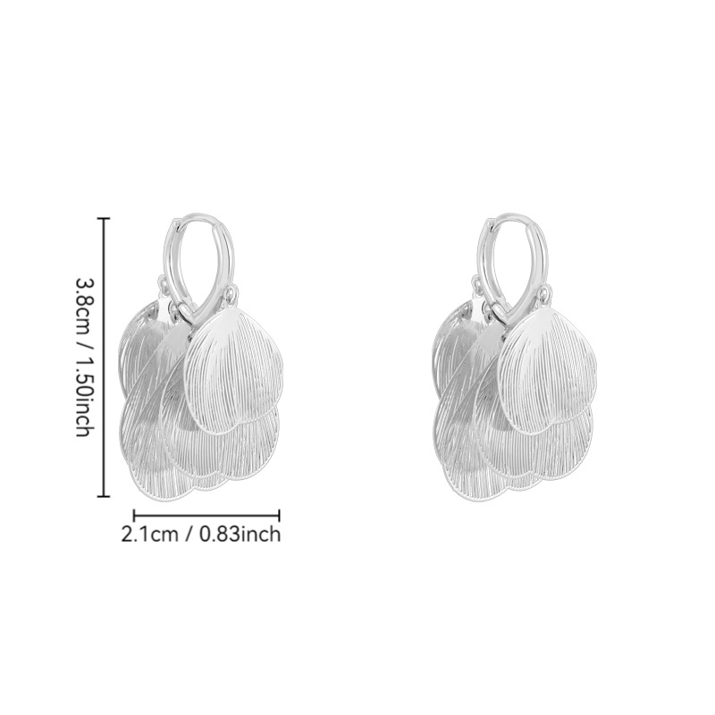 Gold Hollow Sheet Tassel Ear Cuff for Women 2026 New Earrings Earrings