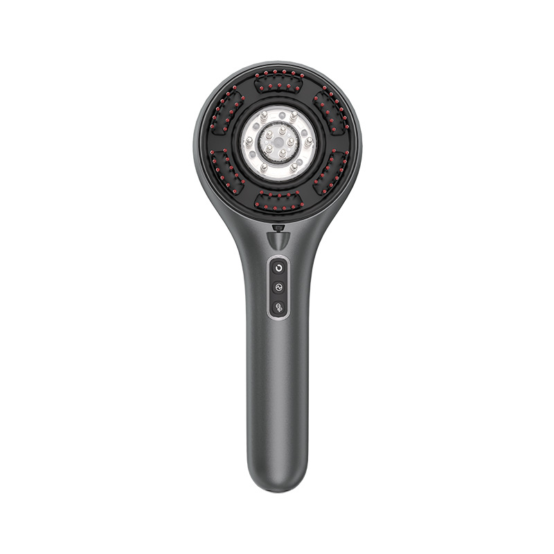 Red Light EMS Electric Massage Comb Head Massage Instrument Hair Growth Liquid Scalp Applicator Import Conduction Comb