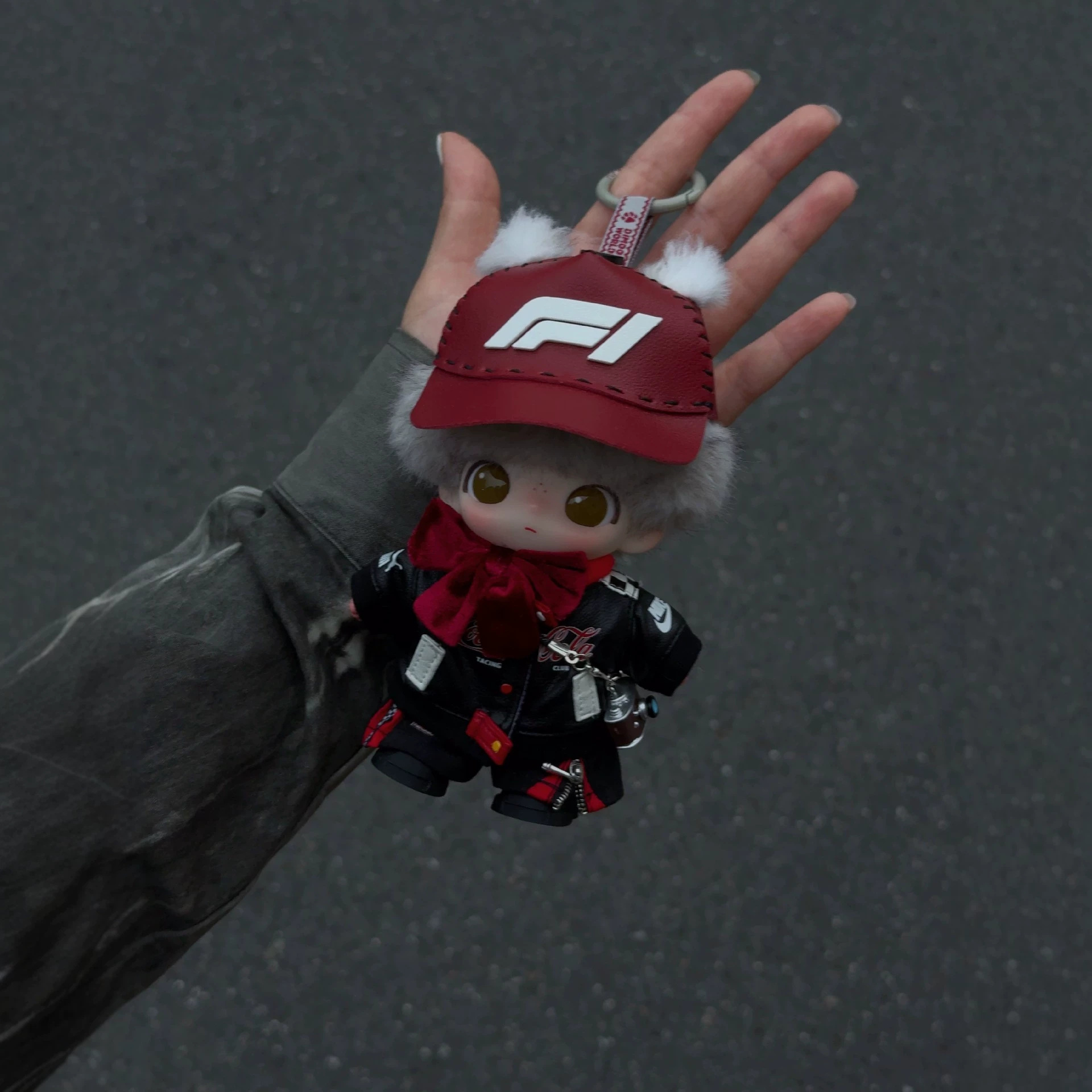Doll Clothes Only dimoo Wolf Grandma Clothes dimoo Secret Drama Club Series Cool Motorcycle Racing Leather Jacket