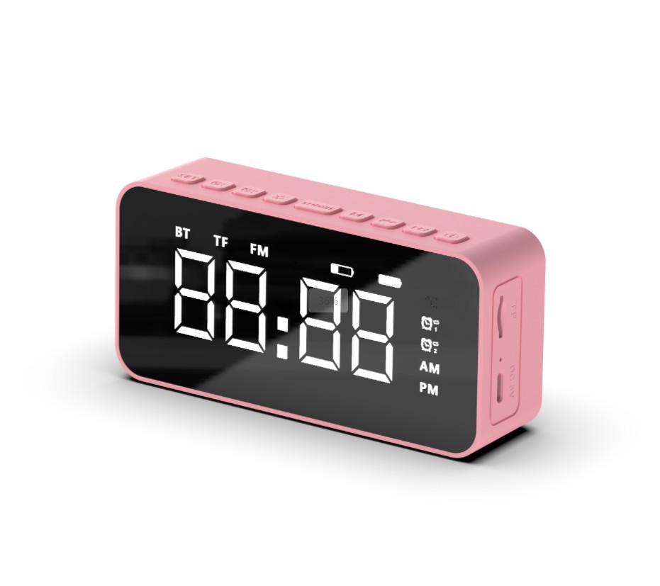 Private mold Bluetooth speaker P6 clock alarm clock audio desktop gift card smart voice speaker