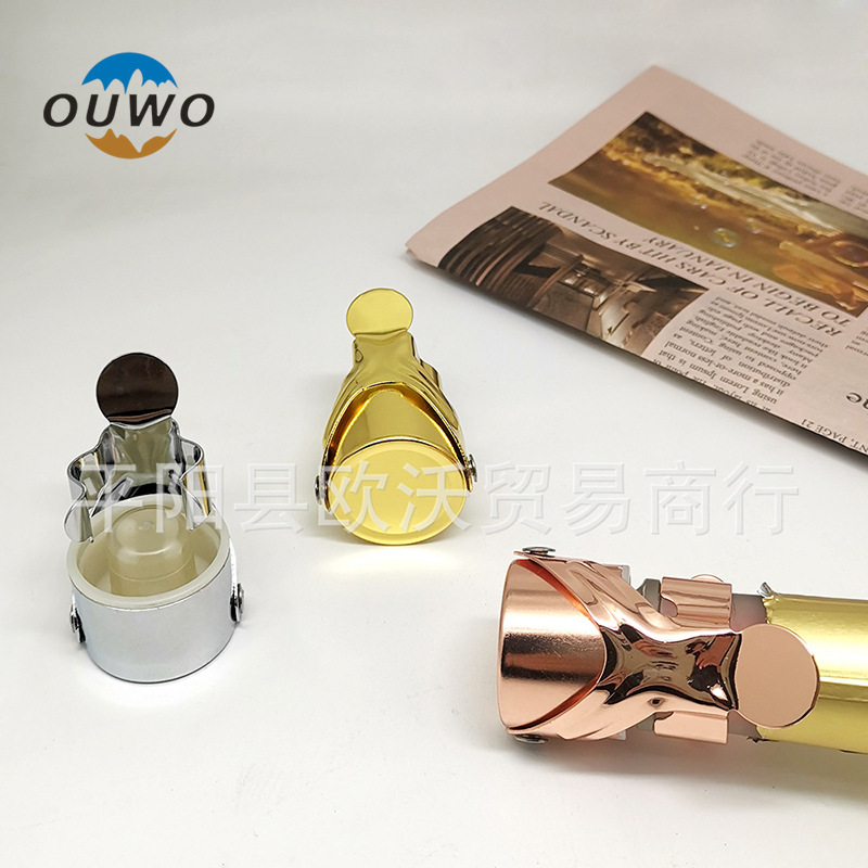 All metal wine stopper red wine stainless steel fresh-keeping stopper fresh-keeping champagne stopper leak-proof wine stopper silver wine stopper