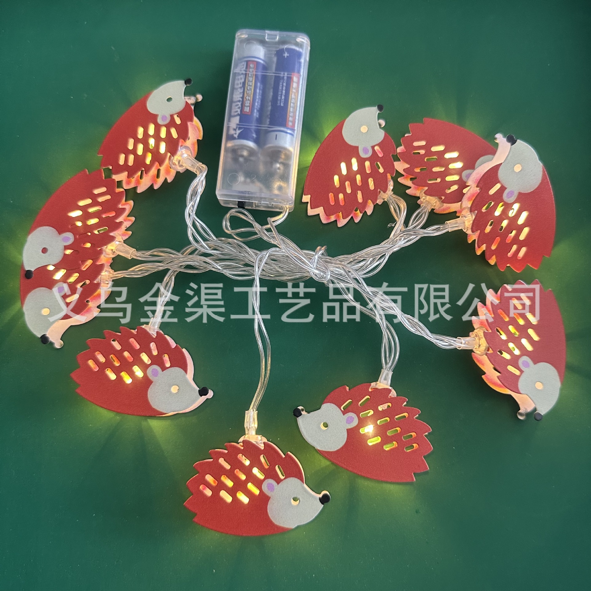 LED Pumpkin Maple Leaf Turkey Squirrel Sunflower Light Hedgehog Ladybug Light String Harvest Thanksgiving Decorative Lights