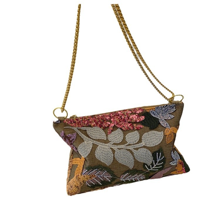 Sequin Evening Bag New Embroidered Clutch Niche Summer Bag Envelope Bag for Women
