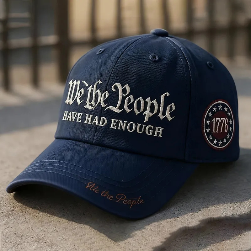 WETHEPEOPLE Embroidered Baseball Cap US Independent Station Distressed Outdoor Sun-Protective Hat Women's Visor Cap