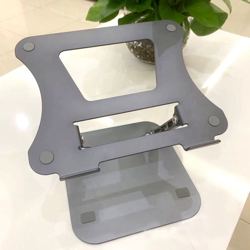 New metal computer stand notebook tablet vertical stand adjustable folding portable stand hollow heat dissipation