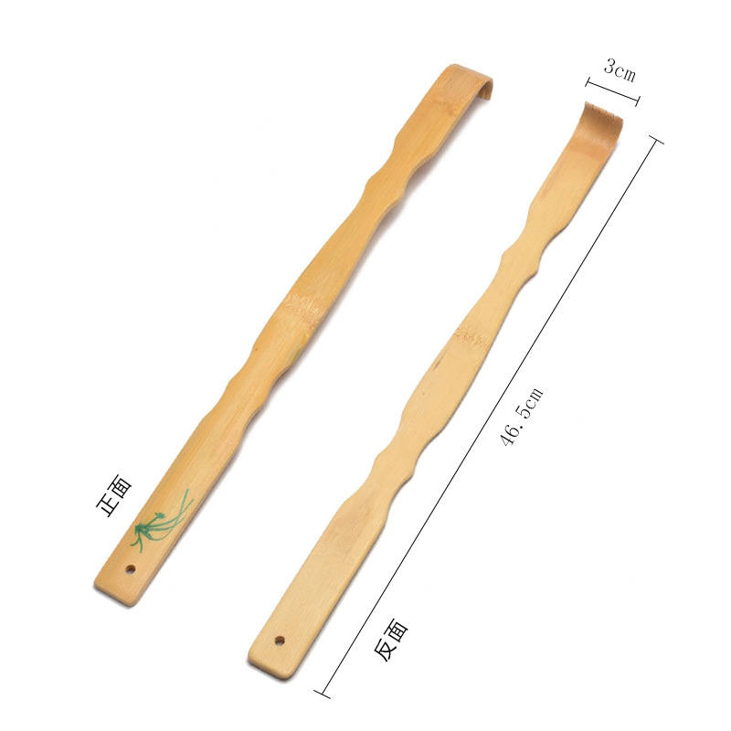 Bamboo back scratcher for elderly, filial son hand-carved back scratcher, itch scratching tool