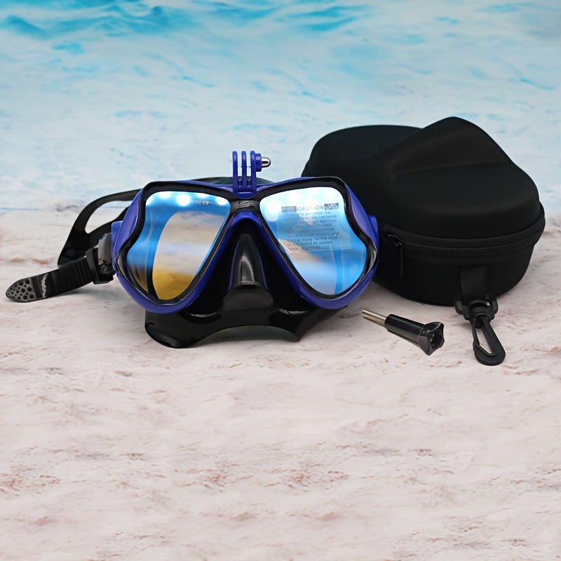Large frame unisex snorkeling mask silicone waterproof anti-fog equipment adult diving mask with camera free diving