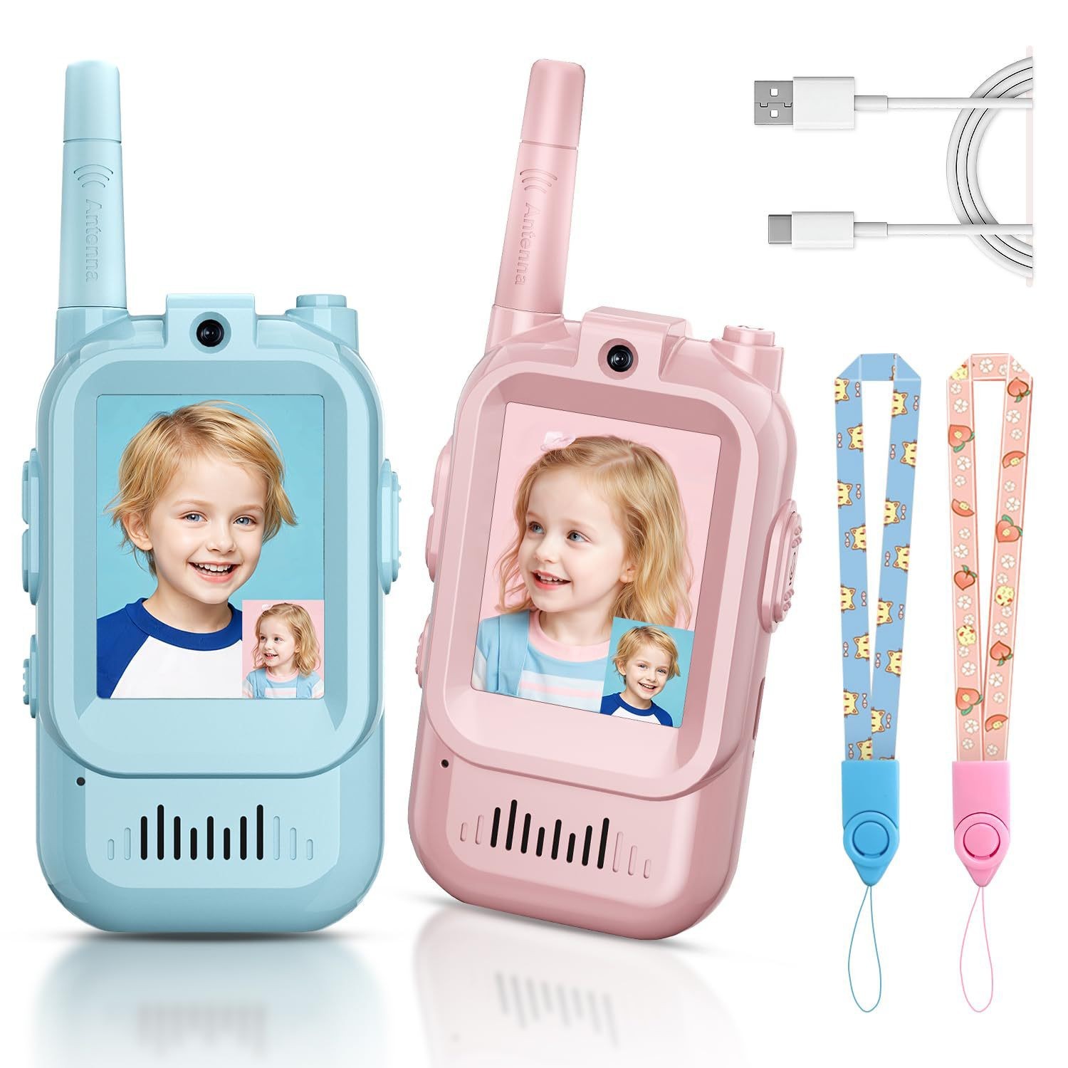 Children's video walkie-talkie face-to-face communication without SIM card, HD call, birthday gift, fun parent-child toy