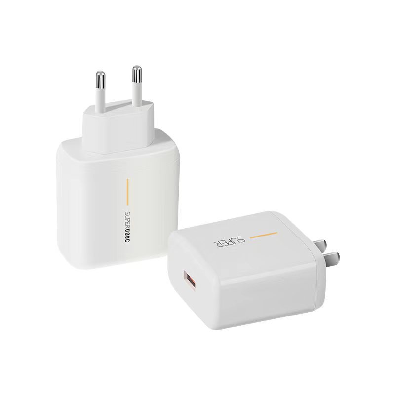 Applicable OPPO 65W Charger European Standard Charging Head USB American Standard Fast Charging Head Mobile Flash Charging Original