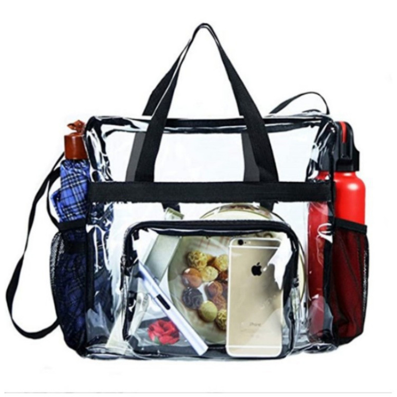 New Large Capacity Transparent Bag Handbag Travel Bag Cold-proof PVC Toiletry Bag