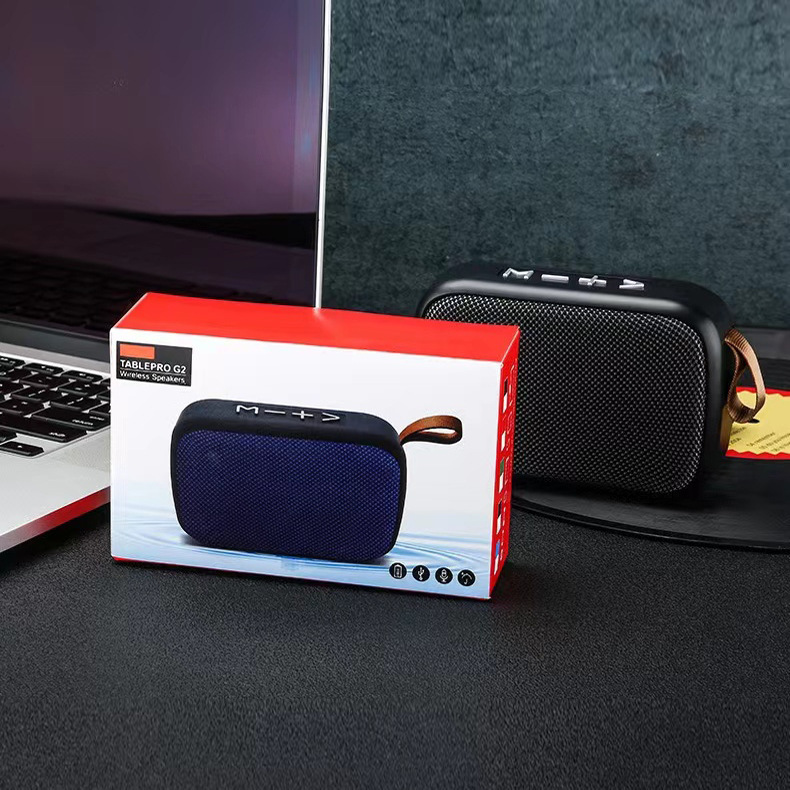 G2 Bluetooth Speaker Loud Bass Outdoor Portable Card-playing Small Audio Home Desktop Mini Speaker