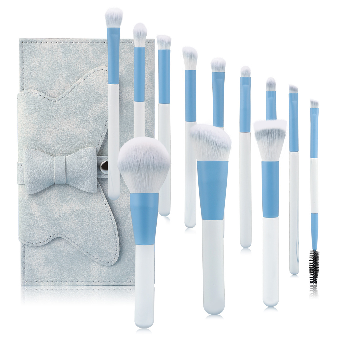 12 Pieces Huayang Qingkong Makeup Brush Set Beginner Full Set Soft Powder Eyeshadow Brush Makeup Cosmetic Tool